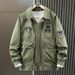 Men’s Plus Size Flight Jacket – Trendy Spring & Autumn Bomber For Big & Tall (4XL-10XL, Up To 340 Pounds)_viptrois.com