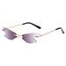 Dragonfly Wings Sunglasses For Women - Trendy Rimless & Lightweight Fashion Shades (Street Style S20108)_viptrois.com