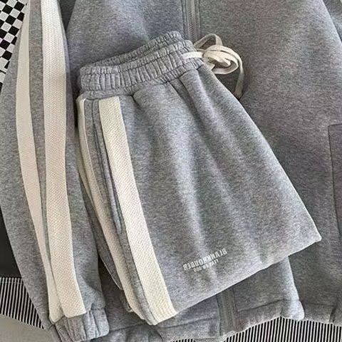 Men's Clothing Streetwear Sweater Set - Long Sleeve & Joggers | Loose Fit Casual Two-Piece_viptrois.com
