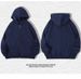 Men's Clothing 420g European And American Street Fashion Jacket Autumn And Winter Plus Velvet Enlarged Zipper Hooded Sweatshirt For Men_viptrois.com