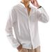 2026 Men's Linen Shirt, Loose-fitting Clothing, Chinese Style, Autumn Cotton-linen Men's Thin Long-sleeved Casual Top_viptrois.com