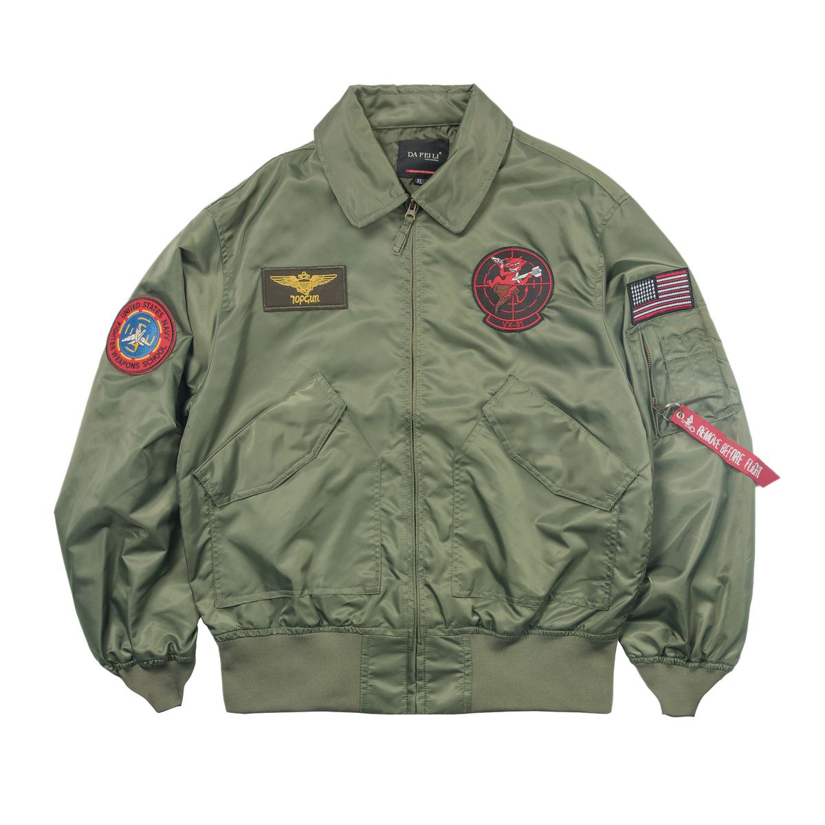 Men's Clothing Top Gun TOPGUN Flight Jacket 36P Spring And Autumn Thin L2B Tom Cruise Same Style 45P Air Force One MA1_viptrois.com