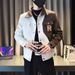 Autumn Men's Clothing 2025 New Color Matching Coat Men's British Fashion Ruffian Handsome Trendy Brand Fried Street Jacket Men_viptrois.com