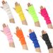 Medium to long woolen Japanese Korean autumn and winter anime dress up gloves, knitted open finger warm gloves_viptrois.com