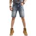 Men's clothing in stock 2024 ashion brand jeans straight men's slim trousers trendy youth Denim Shorts_viptrois.com
