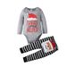 Christmas Children's spring and autumn Christmas Santa Claus long-sleeved two-piece children's clothing ins_viptrois.com