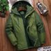 Men's Winter Thermal Jacket – Waterproof Work & Outdoor Coat With Fleece Lining (XL-5XL, Black/Red/Blue/Olive, PU 5000mm, Windproof)_viptrois.com