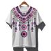 Men's Clothing T Shirt Men's Retro Traditional Print Skin Friendly High Quality Casual Cotton Short Sleeve Top_viptrois.com