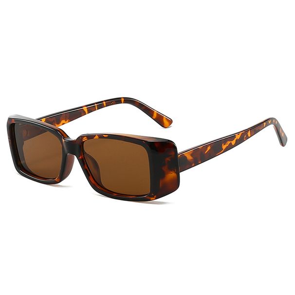 2025 Trendy Square Sunglasses - Water Transfer Small Frame With UV400 Protection (Unisex, Rectangular Cut Edge Design)_viptrois.com