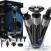 SEJOY 5 In 1 Electric Shaver Beard Trimmer Mens Grooming Kit Dry & Wet Razor_viptrois.com