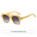 Men's Sunglasses Retro Double Beam Women's Sunglasses Ins Fashion High End Jelly Color Outdoor Seaside Uv Anti Ultraviolet Sunglasses_viptrois.com