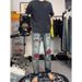 American High Street Patch Ripped Jeans For Men's Fashion Summer New Style, Distressed, Washed, Slim Fit, Versatile,_viptrois.com