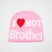 Women's Hats Retro Letter Jacquard Knitted Wool Hat For Women Autumn And Winter All Match Street Fashion Pullover Hat Warm And Small Face_viptrois.com