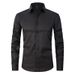 Men's Clothing New Stretch Shirt Men's Long Sleeve Thin Cross Border Men's Fashion Men's Shirt Youth Men's Tops Slim Pure_viptrois.com
