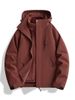 Autumn Winter Outdoor 3-in-1 Jacket For Men And Women Windproof Water-Resistant Dopamine Color Hooded Coat_viptrois.com