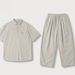 men's clothing summer men's suit loose large size t shirt style casual sports short sved shorts a complete set of running sports trend_viptrois.com