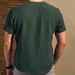 Men's Clothing Round Neck Shirt Casual Shirt Solid Color Fashionable Button Top_viptrois.com