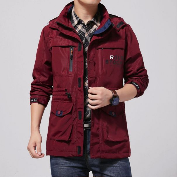 Spring Men's Casual Jacket Outdoor Military Jacket Mountaineering Suit Large Size Loose Medium And Long Jacket_viptrois.com
