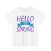 Hello Spring T-Shirt Mens Womens Tees Top | Fresh Flowers Sunshine Lover Tee |_viptrois.com