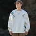 Round Neck Spring And Hoodie New Trend Loose Fitting Teenage Men's Casual Long Sleeved Base Top Autumn Pullover_viptrois.com