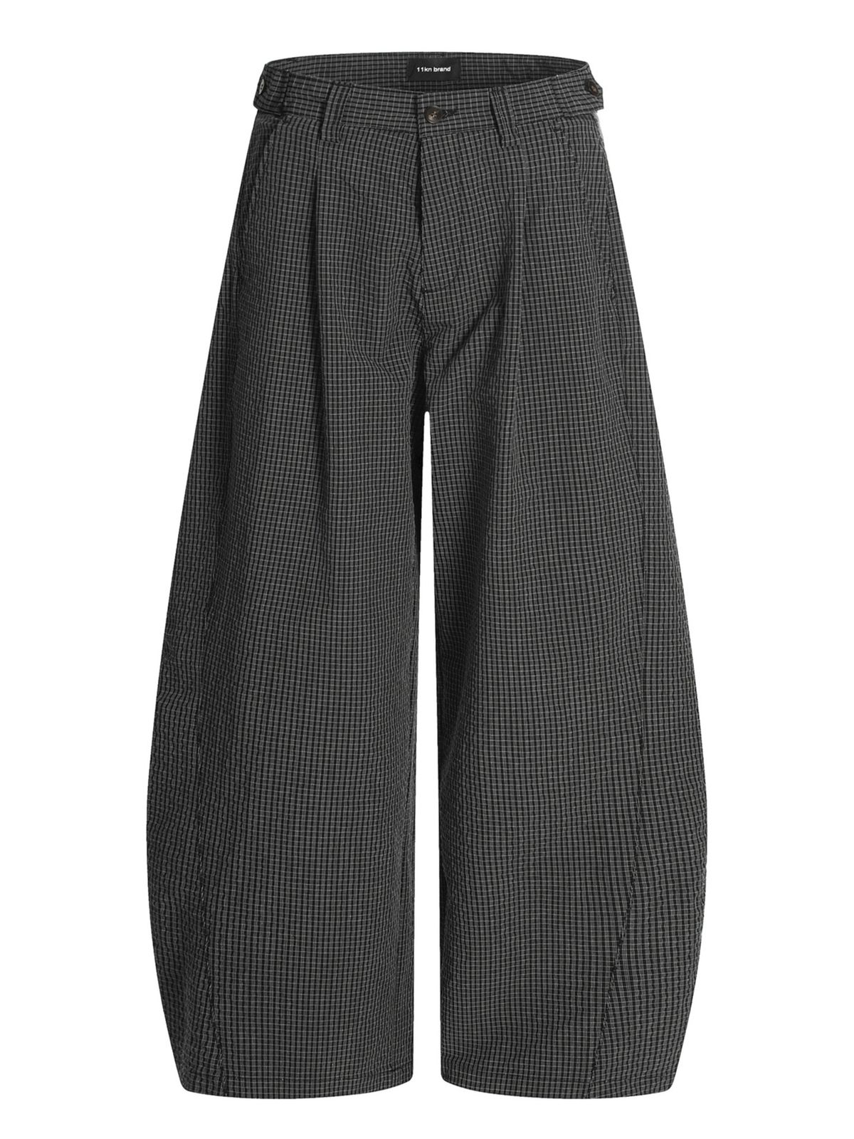 Men's & Women's Black Checkered Cargo Pants - Relaxed Fit, Straight Leg, Comfortable & Stylish For Everyday Wear_viptrois.com