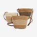 Straw Bag Woven Bag Fashion Crossbody Straw Bag Women's Striped Straw Bag Braided Bag Seaside Holiday Wind Beach Bag_viptrois.com
