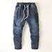 Men's Clothing early spring new velvet jeans men's slim trousers versatile casual pants loose and comfortable high elastic pants_viptrois.com