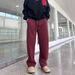 Men's Clothing Men's Casual Pants Embroidered Loose Straight Leg Style Trendy Wide Leg Versatile Spring Autumn Fashion Bottoms_viptrois.com
