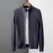 Pure 2025 Spring And New Cardigan Sweater Men Korean Version Zipper Outerwear Knitted Jacket Thickened Autumn Winter National_viptrois.com