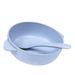 ToysMall 2Pcs/Set Baby Feeding Food Straw Handled Bowl Spoon Training Tableware_viptrois.com