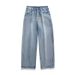 Men's Clothing Japanese Straight Loose Jeans Men's Spring Washed Drape Pants Retro Basic Versatile Casual Trousers_viptrois.com