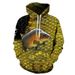 2024 Couple Men's 3D Printed Hoodie Digital Print Fish Sweatshirt_viptrois.com