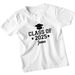 Personalised Class Of 2025 Graduation 100% Cotton T-shirt Mens Tees Top Custom Name James Boys Girls_viptrois.com