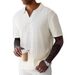 2025 Knitted Water-Soluble Jacquard Hollow Fabric T-Shirt, New European And American Style Men's Cross-Border Cardigan_viptrois.com