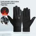 Pulse Men's Cycling Touchscreen Fleece Lined Warm Non-Slip Driving Two-Finger Motorcycle Winter Fishing Gloves_viptrois.com