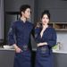 Men's Clothing Chef Work Clothes Long Sleeve Autumn And Winter Kitchen Kitchen Clothing Men And Women Hotel Chef Clothes_viptrois.com