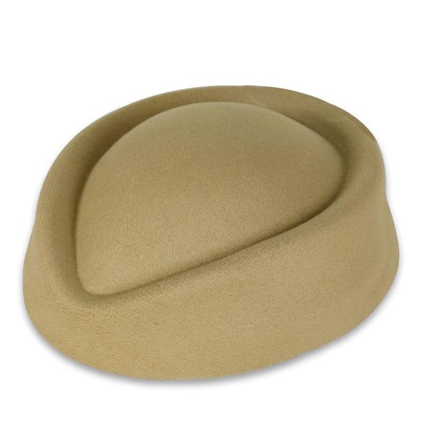 Multicolor Flight Attendant Etiquette Band Performance Waitress Hotel Women's Fashion Versatile Beret Woolen Hat_viptrois.com