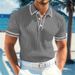 Men's Clothing Men's Short-Sleeved Shirt For Summer Men's Clothing Top Short Sleeve Round Neck National Trend Light Luxury Top_viptrois.com
