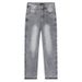 Men's Vintage Washed Denim Jeans - Relaxed Straight Fit, Hip Hop Streetwear, High Street Fashion, Casual Comfort For Urban Style_viptrois.com