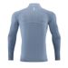 Men's Clothing Casual Zipper Training Long Sleeve Cross Border Quick Drying Stand Collar Reflective Strip Sports Fitness Running Clothes_viptrois.com