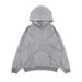 "Women's Distressed Hooded Sweatshirt - Raw Hem Streetwear Pullover With Anti-Stitch Detail | High Street Fashion"_viptrois.com
