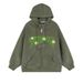 Men's Vintage Style Hooded Zip-Up Sweatshirt With Flocking Embroidery Star & Letter Design, Loose Fit Casual Hoodie Jacket_viptrois.com