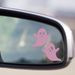 Ghostly Funny Halloween Decoration Car Rearview Mirror Window Wall Home Sticker_viptrois.com