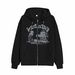 Printed Hoodie Sweatshirt With Pocket And Zipper Brand_viptrois.com