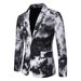 2025 Hot-Selling New Fashion Printed Single-Breasted Casual Suit Jacket For Young Men_viptrois.com