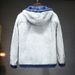 Pulse New Thickened Warm Men's Winter Shearling One-Piece Hooded Fleece-Lined Denim Jacket For Young Men_viptrois.com