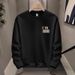 Trendy Brand Simple Letter Printed Hoodie For Men In Spring Autumn 2024, New Round Neck And Stylish, Versatile Long_viptrois.com