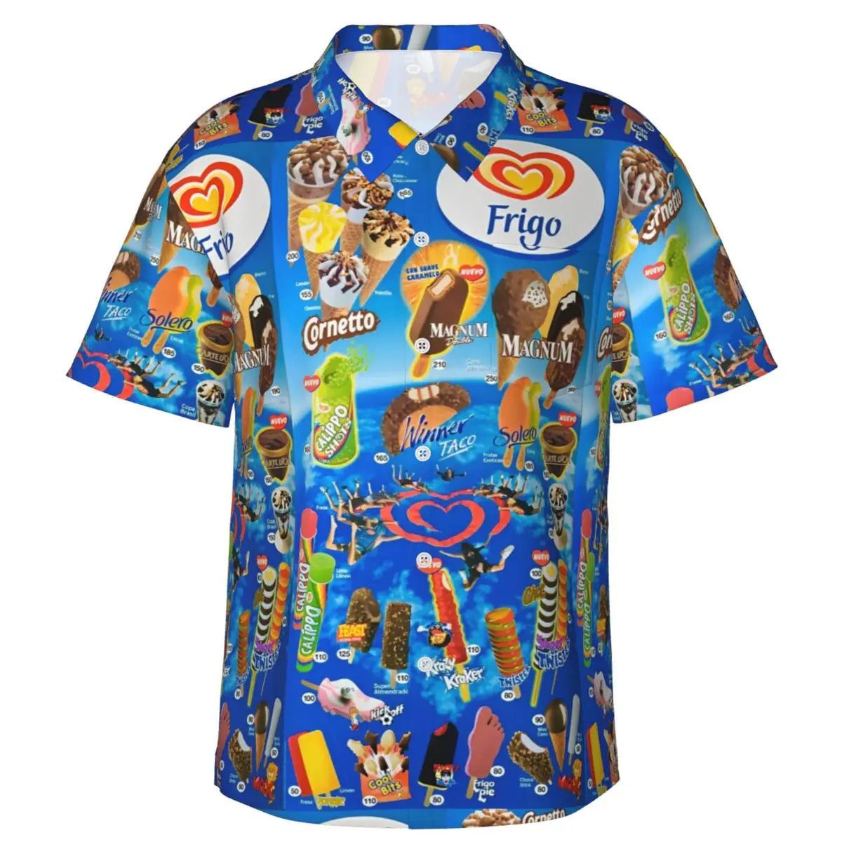 Men's Plus Size Short Sleeved Shirts 3D Digital Printing Hawaiian Style Source_viptrois.com