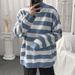 Loom Turtleneck For Men Win Student Striped Hong Kong Loose Knitwear Ins Harajuku Style Korean Version Unique Knitted_viptrois.com
