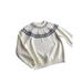 Retro Men's Base Shirt, Round Neck, Lazy And Slim Fit, Casual Long Sleeved Knit Shirt_viptrois.com